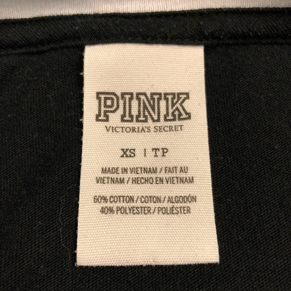 PINK Victoria’s Secret Short Sleeve T Shirt Sz XS - Picture 8 of 10